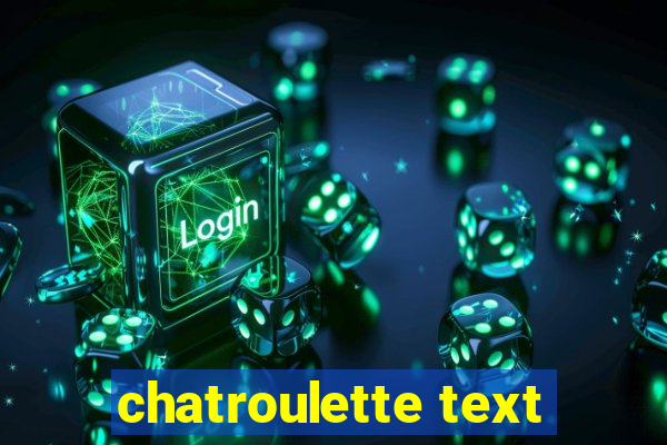 chatroulette text